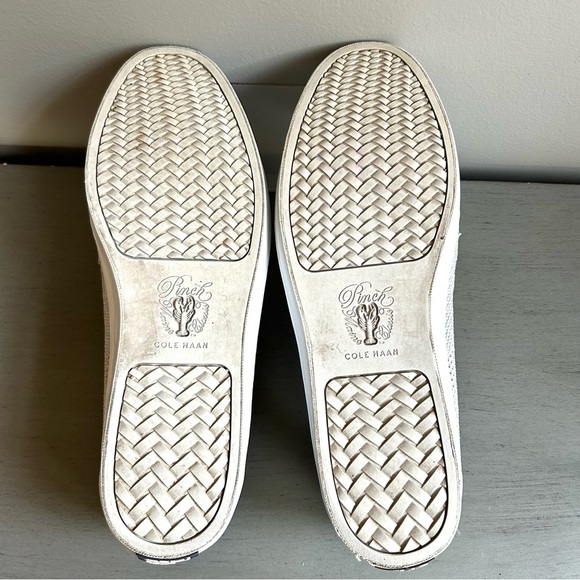 Cole Haan Women Pinch Maine Classic Penny Loafer Gray Silver Flats Sz 11 Preppy - Picture 12 of 16